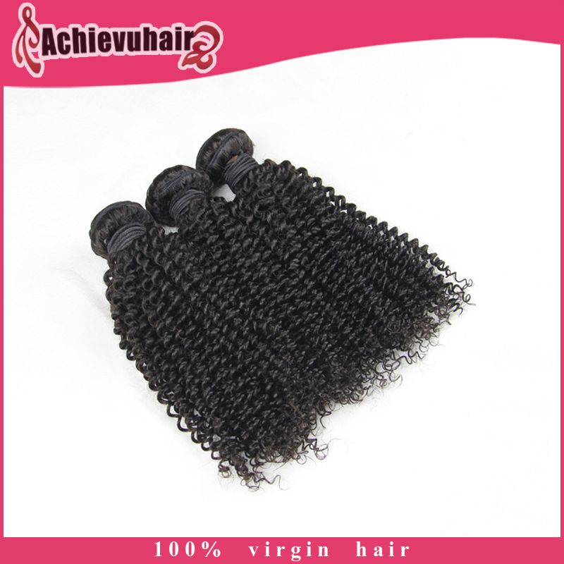 100% human hair Brazilian/Peruvian/Indian remy virgin curly hair 6A grade kinky curl hair