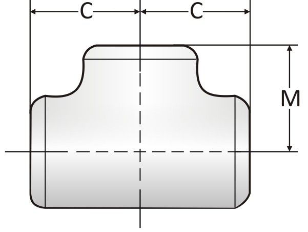 Pipe Fitting Tees and Crosses