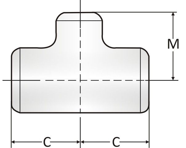 Pipe Fitting Tees and Crosses