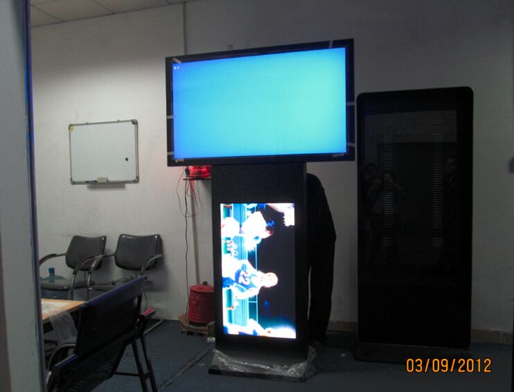 26" 32"42" 47" 55" 65" floor stand lcd touch screen display with pc inside