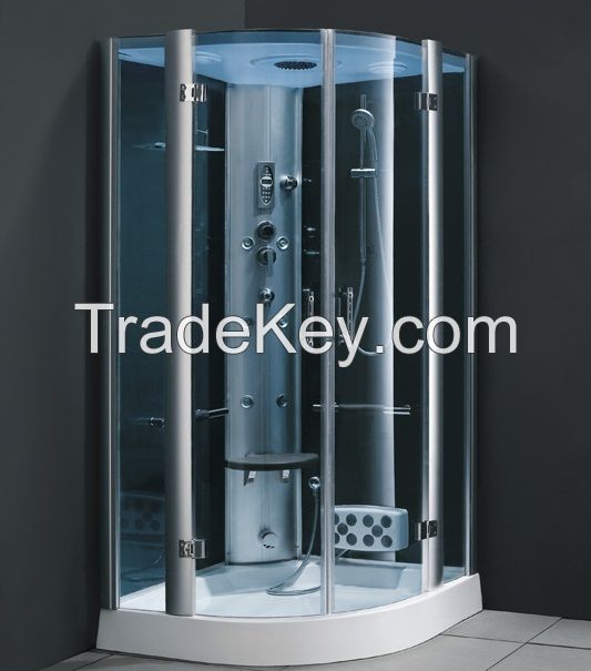 980mm 6mm Thickness Blue Glass Indoor Steam Sauna Shower Enclosure Room