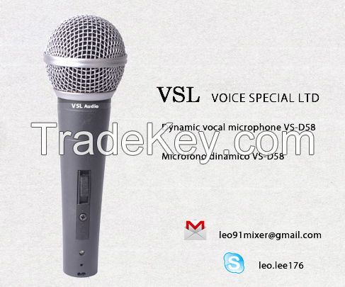 Professional dynamic vocal microphone,mic