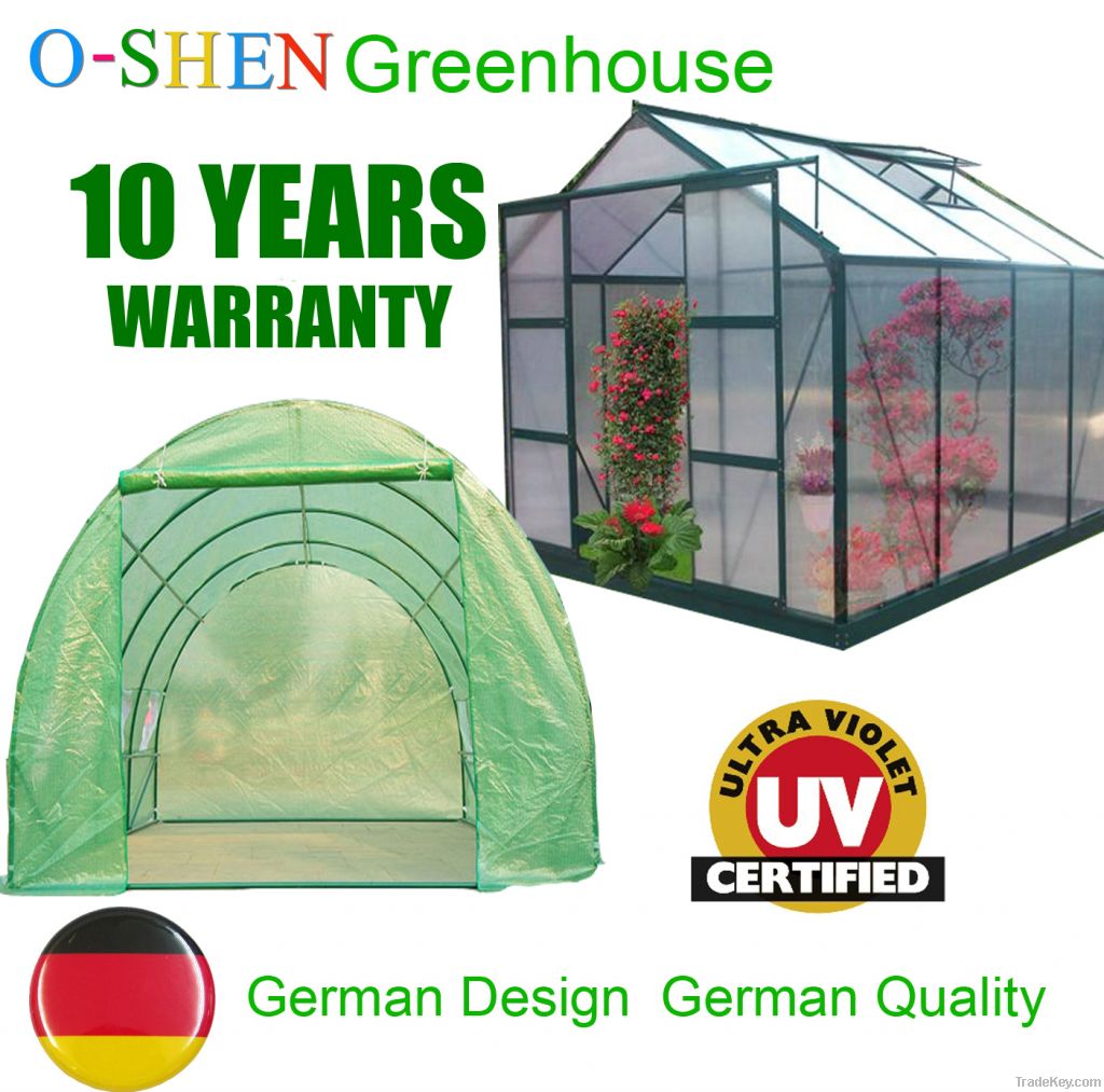 aluminum garden greenhouse