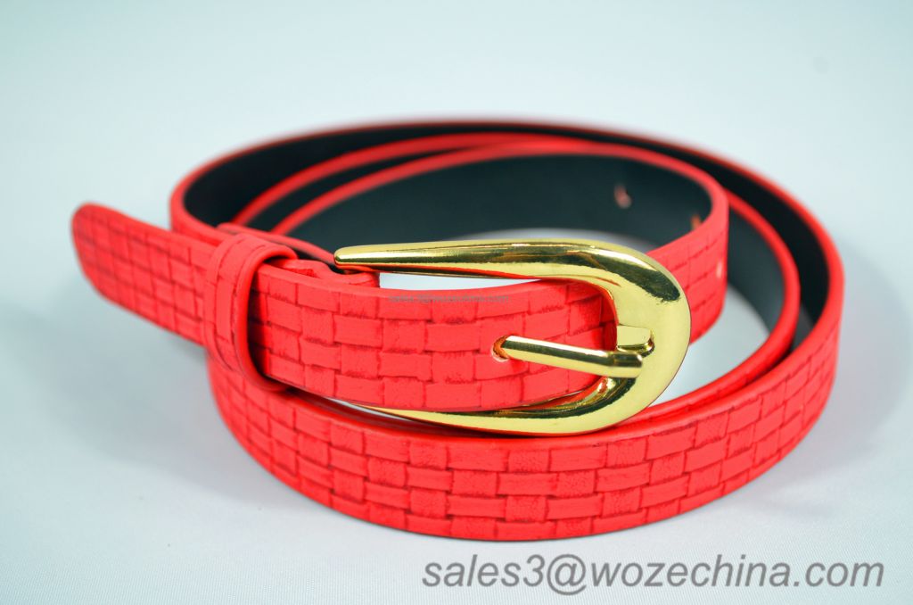 New Design PU Belt For Lady ,PU Belt Manufacturer,Fashion PU Belt 