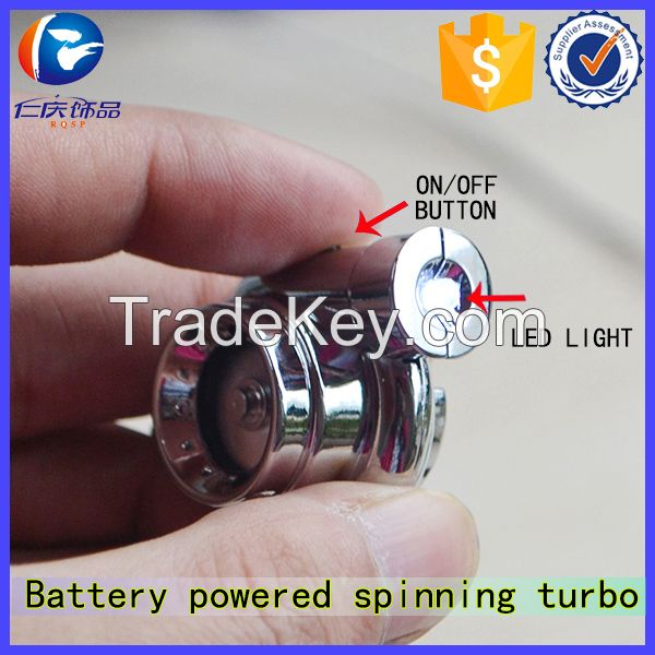 Electronic Spinning Turbo Turbine Keychain with Sounds + LED
