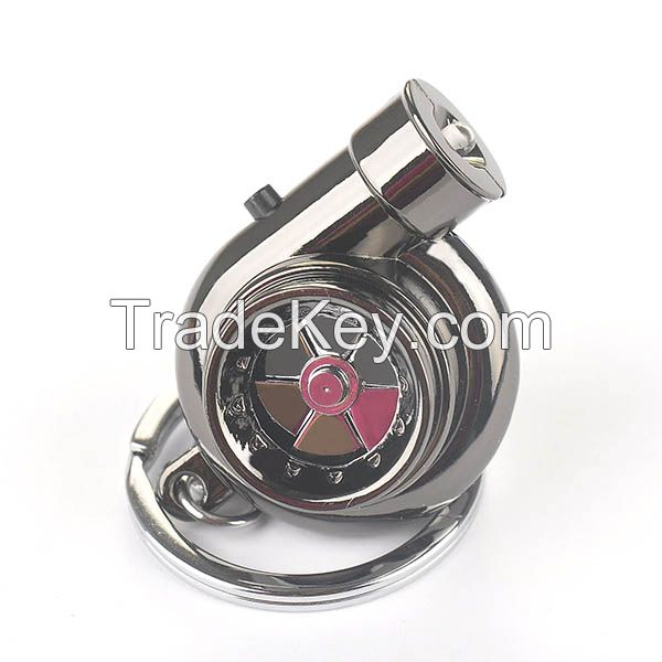 Electronic Spinning Turbo Turbine Keychain with Sounds + LED
