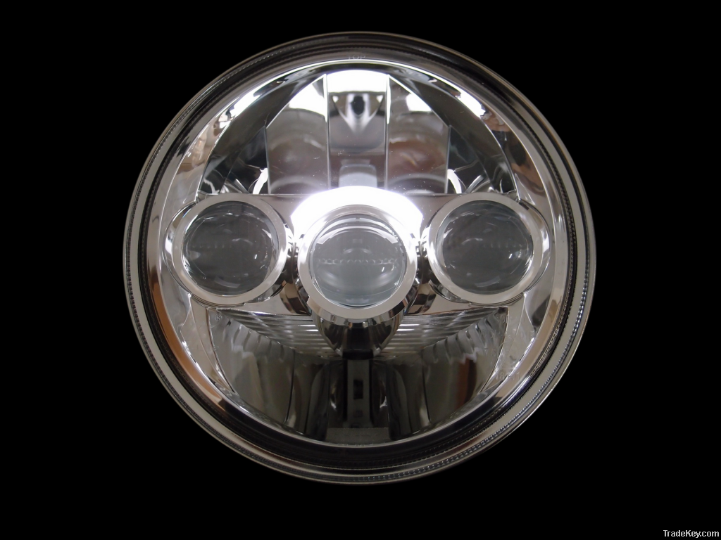 Motorcycle LED head lamp E-mark
