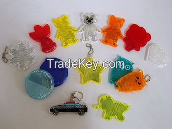 Pedestrian walking reflector gift and promotion key chain
