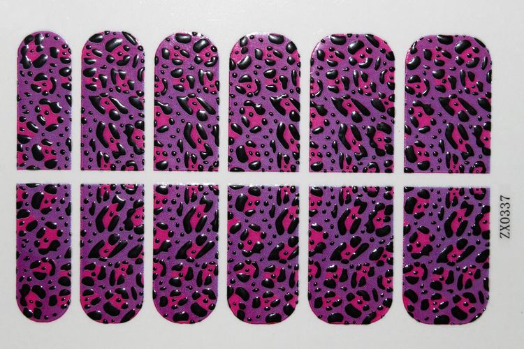 Customized Metallic Glitter/Metallic/3D Nail Art Sticker