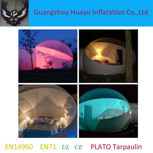 Inflatable Transparent tent bubble tent for camping