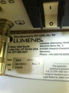 Lumenis Lightsheer Duet HS ET Handpieces - Used