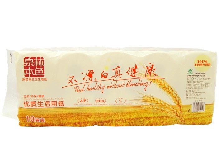 100% wheat straw pulp,unbleached,FDA food grade,soft and clean