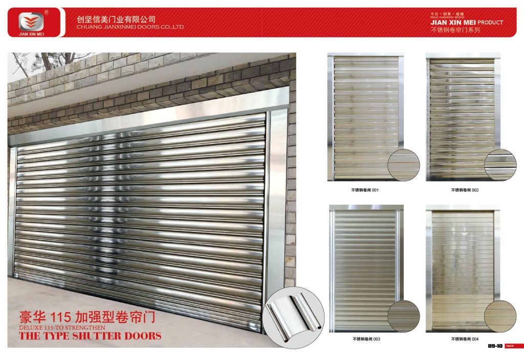 Hot Sale! Jian Xin Mei stainless steel roller shutter