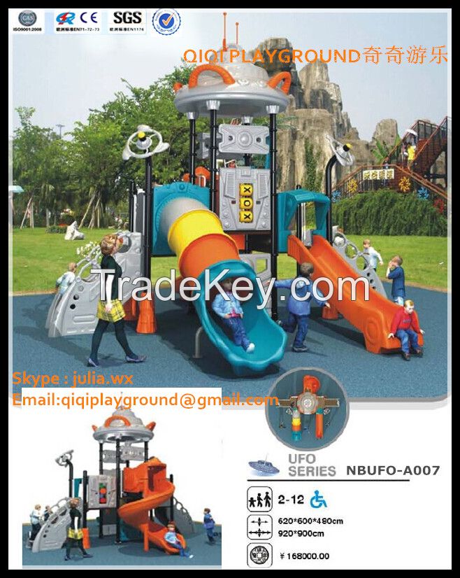 Outdoor Playground Equipment, Kids Plastic Playground , Kids Slide Toys