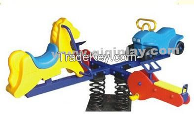 preschool spring  Seesaw / Plastic Rocking Horse/ Animal Chair