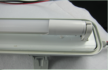 Single T8 Tube Weatherproof Fixture