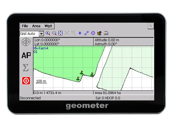 geometer - precise gps area measurement system