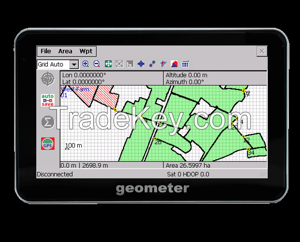 gps geometer s5 - area measurement handheld device