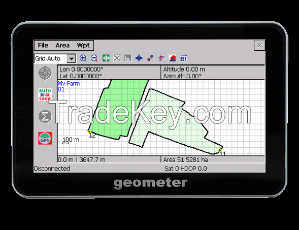 gps geometer s5 - area measurement handheld device