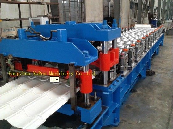 metal tile roof roll forming machine