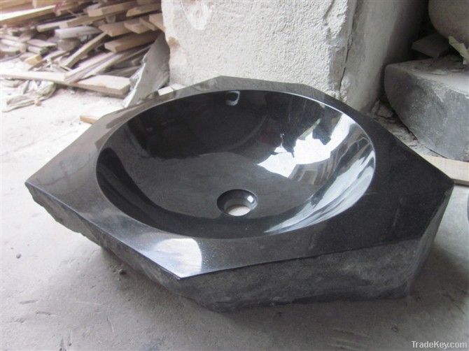 shanxi black granite sink