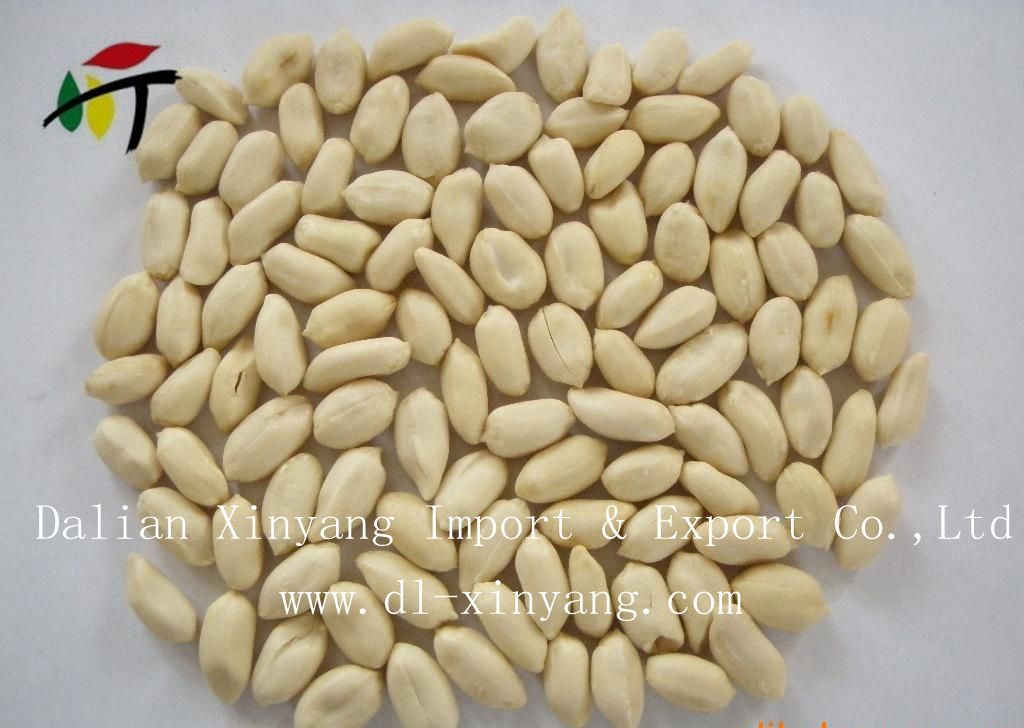 raw blanched peanuts