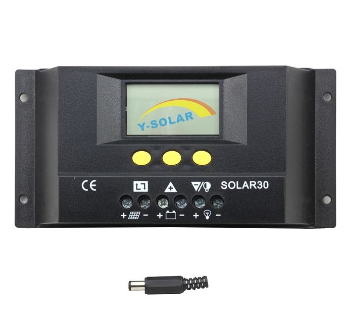 30A Solar Controller Charge Controller PV panel Battery Charge Controller 12V 24V Solar system Home indoor use New