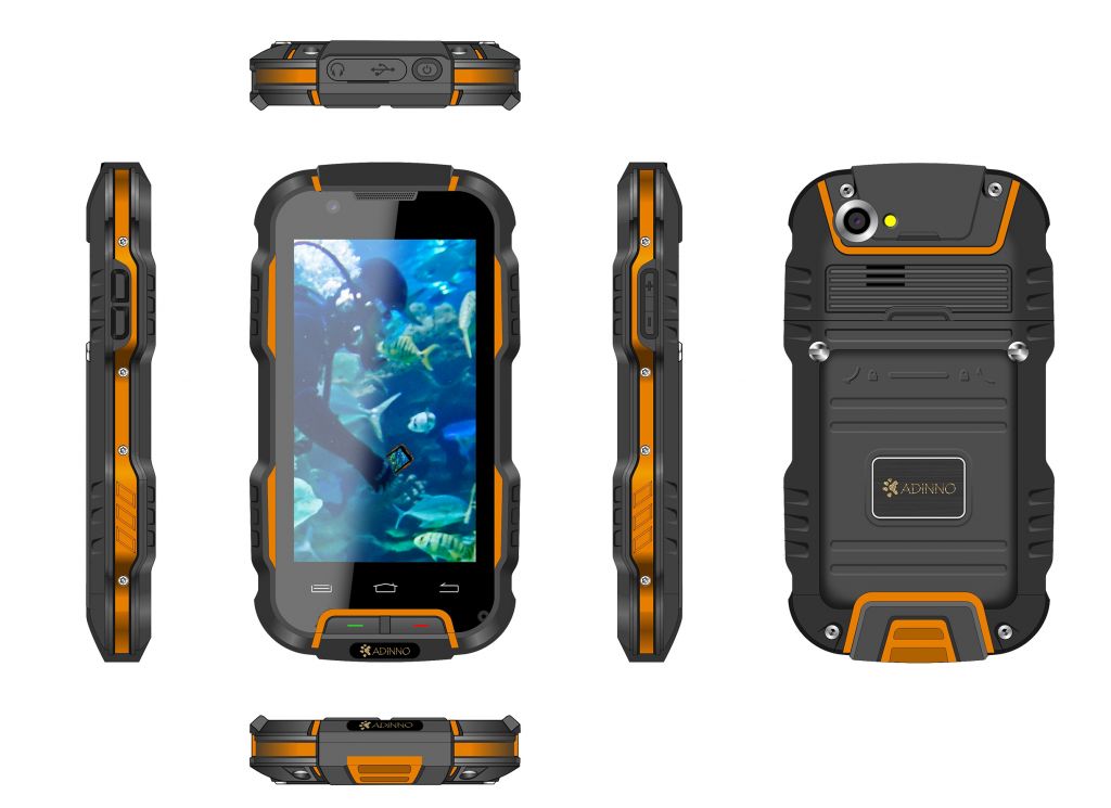 3G Waterproof Rugged Android Adinno R-8 Smart Phone 