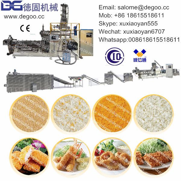 Panko Breadcrumb Bread Crumbs Extruder Machine Production Line