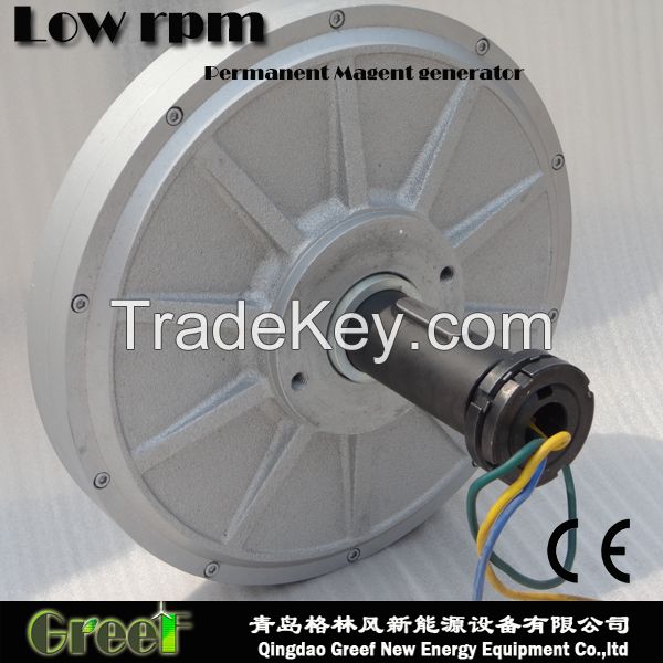 0.05-10KW 100-400RPM Disc Coreless Permanent Magnet Generator! Direct drive Low speed PMG
