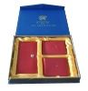 Genuine leather wallet gift set for ladies