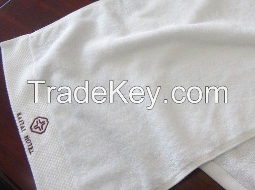  Hotel Hand Towel With Dobby Custom Logo 