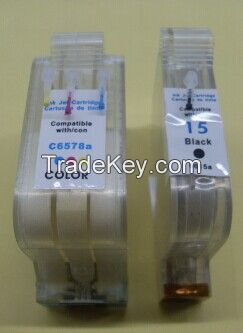 New Transprant Refillable /CISS Ink Cartridge HP6615 (HP15) , HP51645 (HP45) , HP6578 (HP78) , HP1823 (HP23)