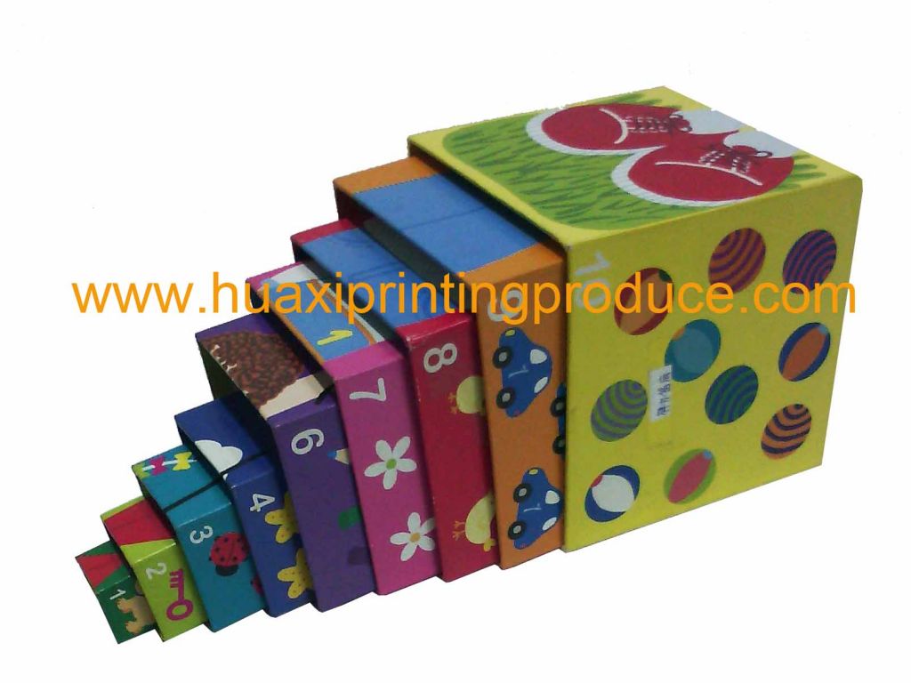 Colorful Boxes With Diffirent Size