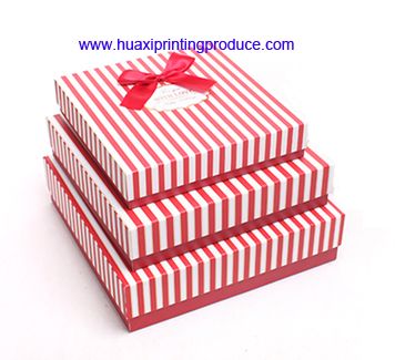 promotion boxes with ribbon