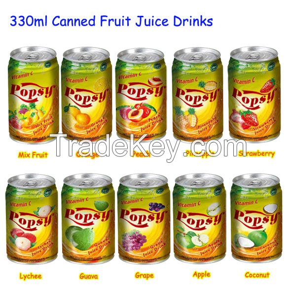 250ml Canned Apple Juice Drink --OME