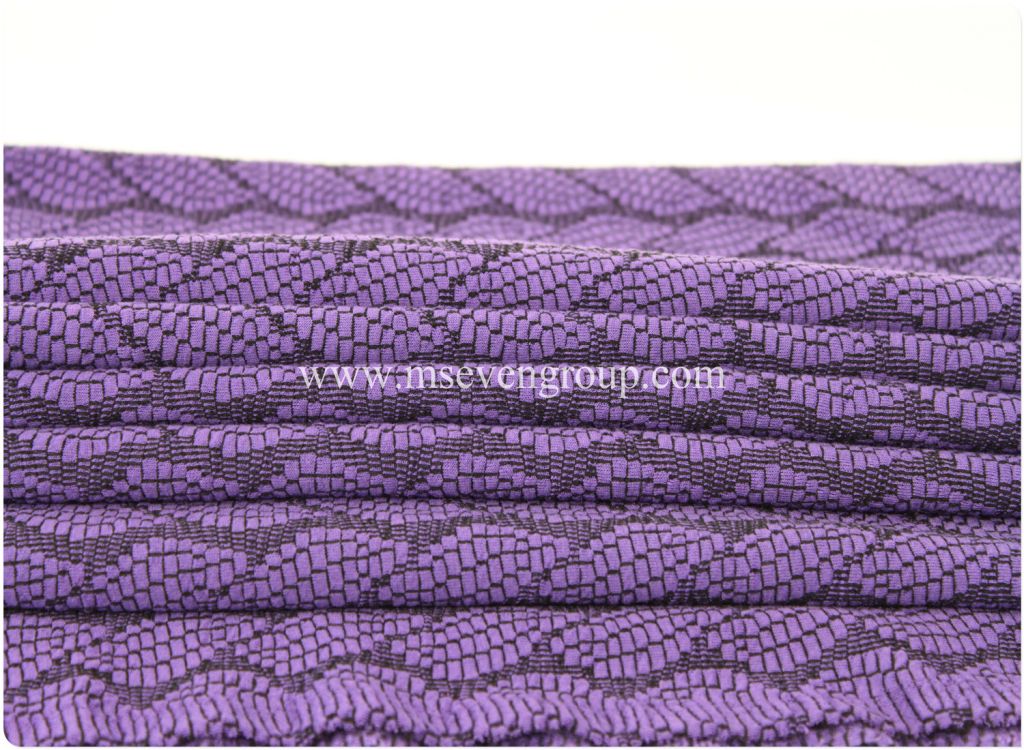 New arrival high quality jacquard knitting fabric, Polyester stretch fabric, Supper soft fabric with leaves pattern!
