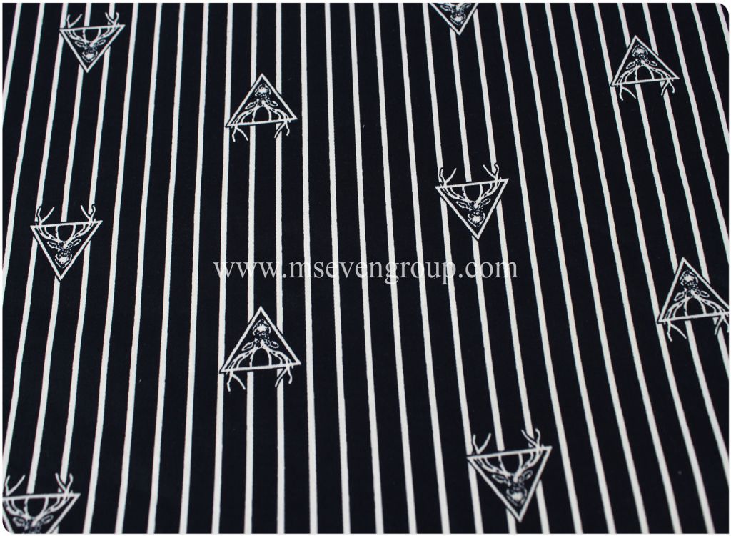 Low price! Wholesale  100% cotton fabric, Cotton stripe fabric for shirts, printed fabric for men's shirt