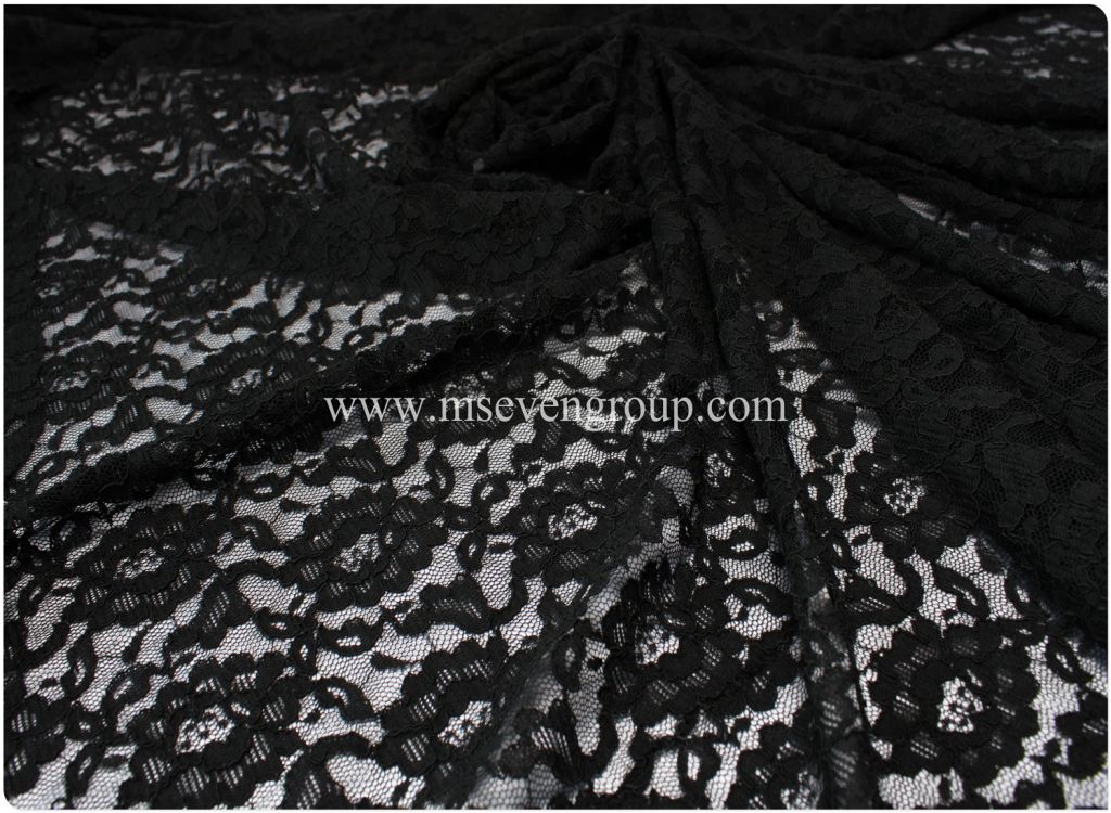 New arrival!Fashionable vintage Wedding Dress Lace fabric, Elastic Nylon Lace Fabric, Lace fabric with net