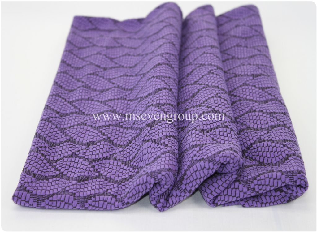 New arrival high quality jacquard knitting fabric, Polyester stretch fabric, Supper soft fabric with leaves pattern!