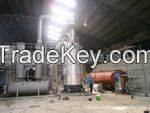 Continuous pyrolysis oil distillation machine