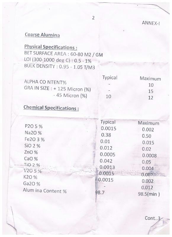 Alumina Hydrate for sale