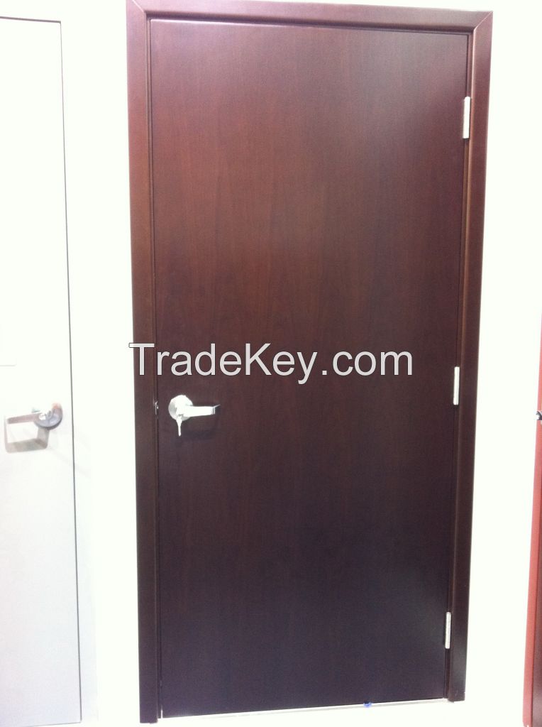UL Listed Wood Fire Door From China