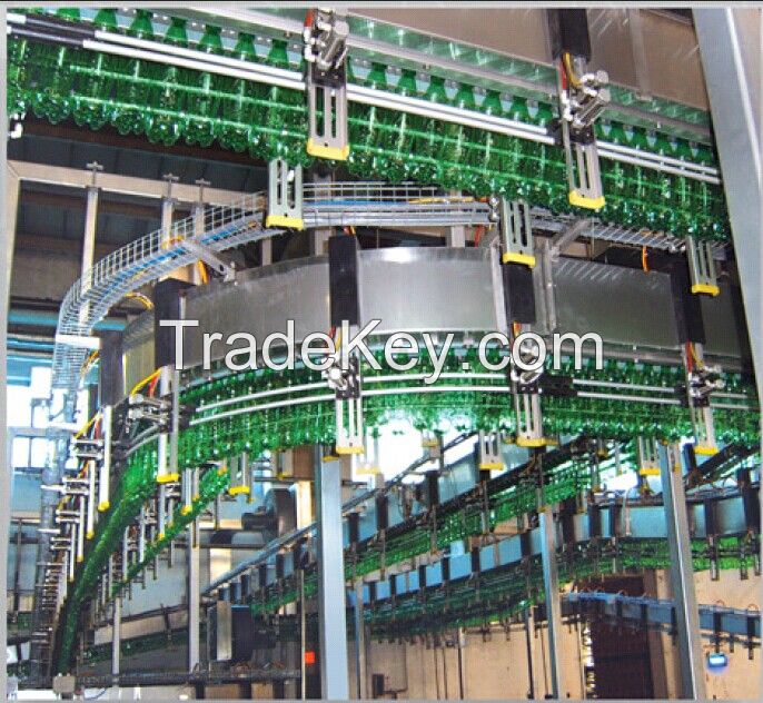 PET empty bottle air conveyor