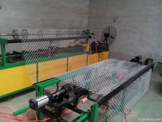 fully-automatic chain link fence machine