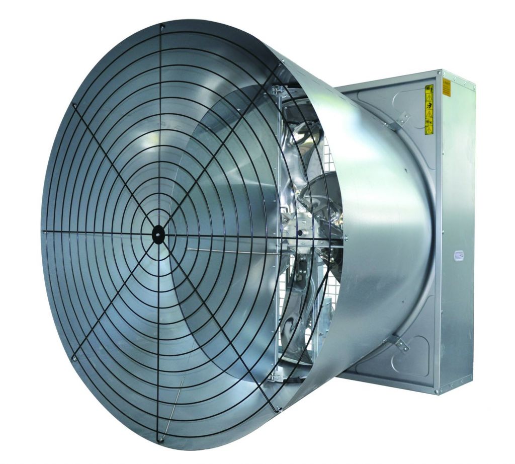 50" hot galvanized butterflycone fan for poultry house 