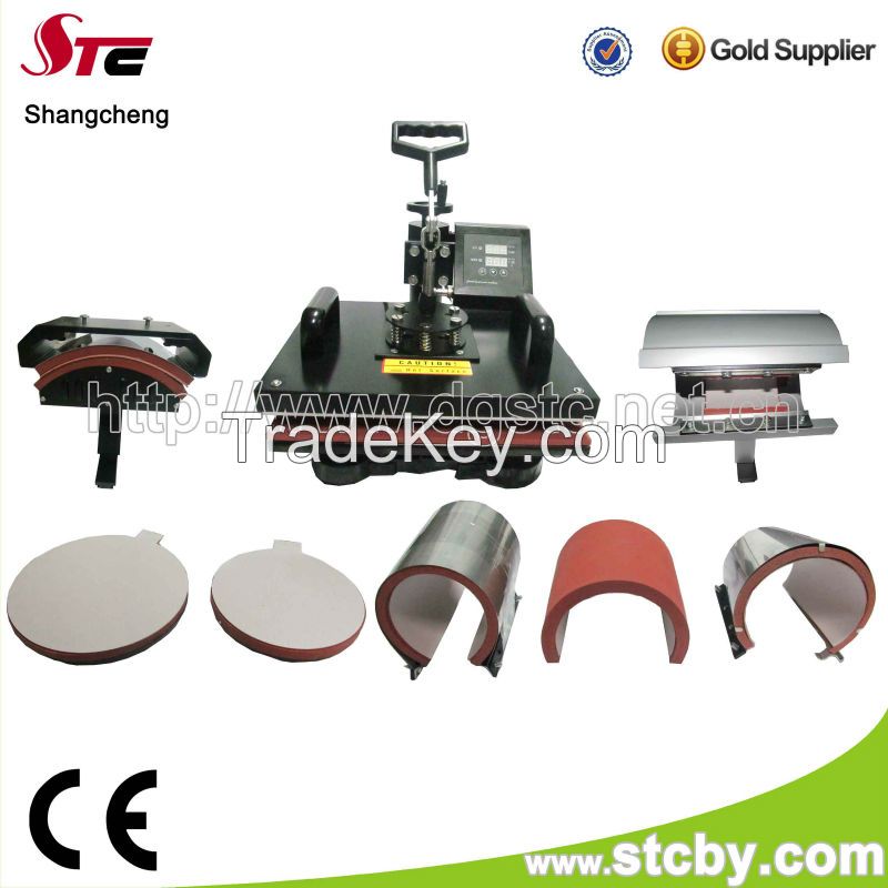CE approved multifunctional 8 in 1 sublimation heat press