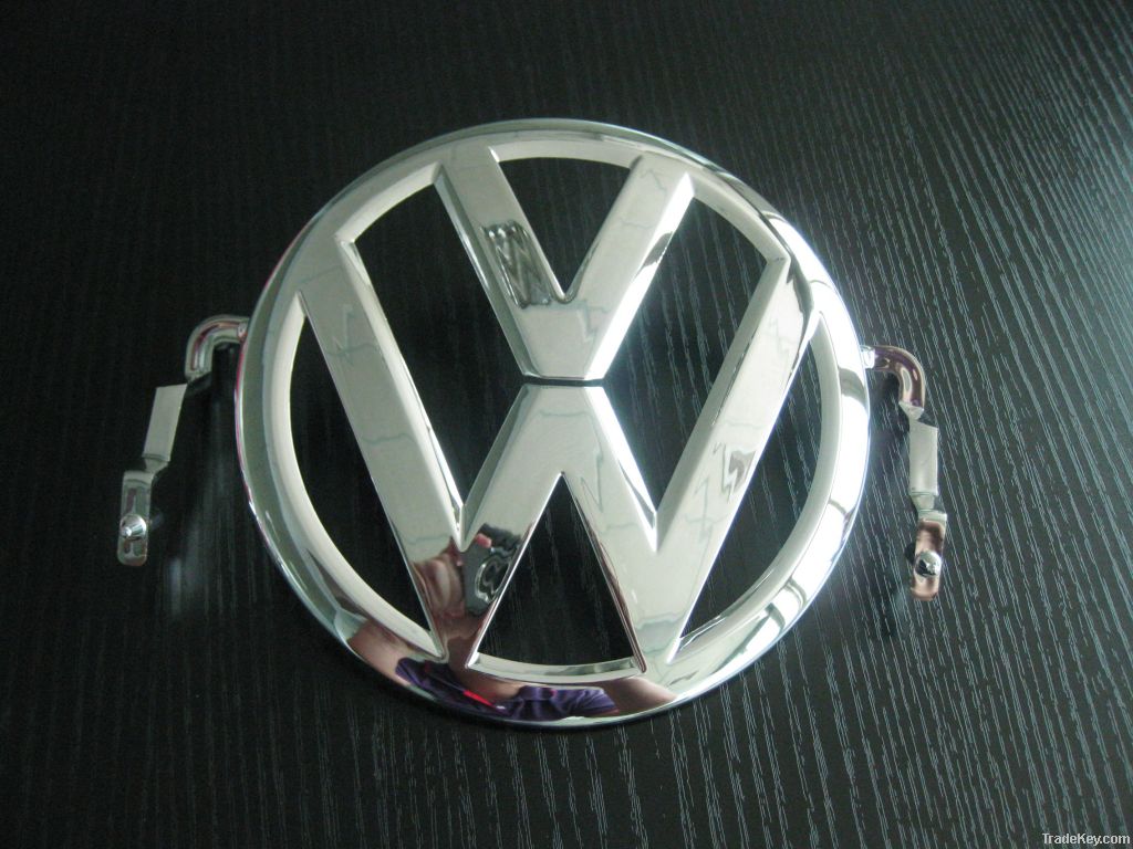 VW chromed Sign