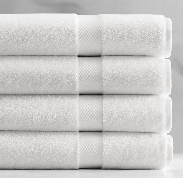Wholesale White Bath Towels