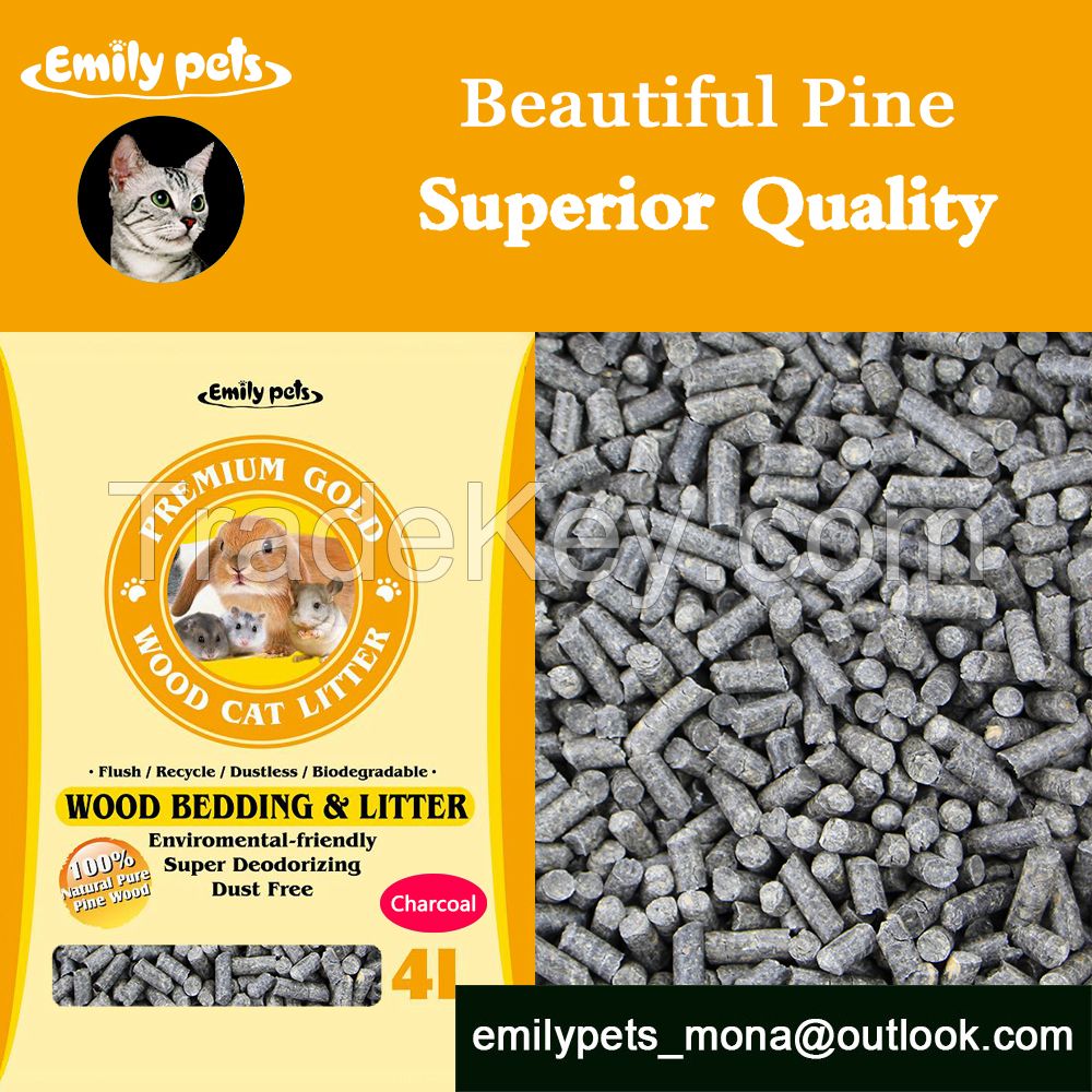 Activated Carbon Pine Cat Litter EMILY PETS products